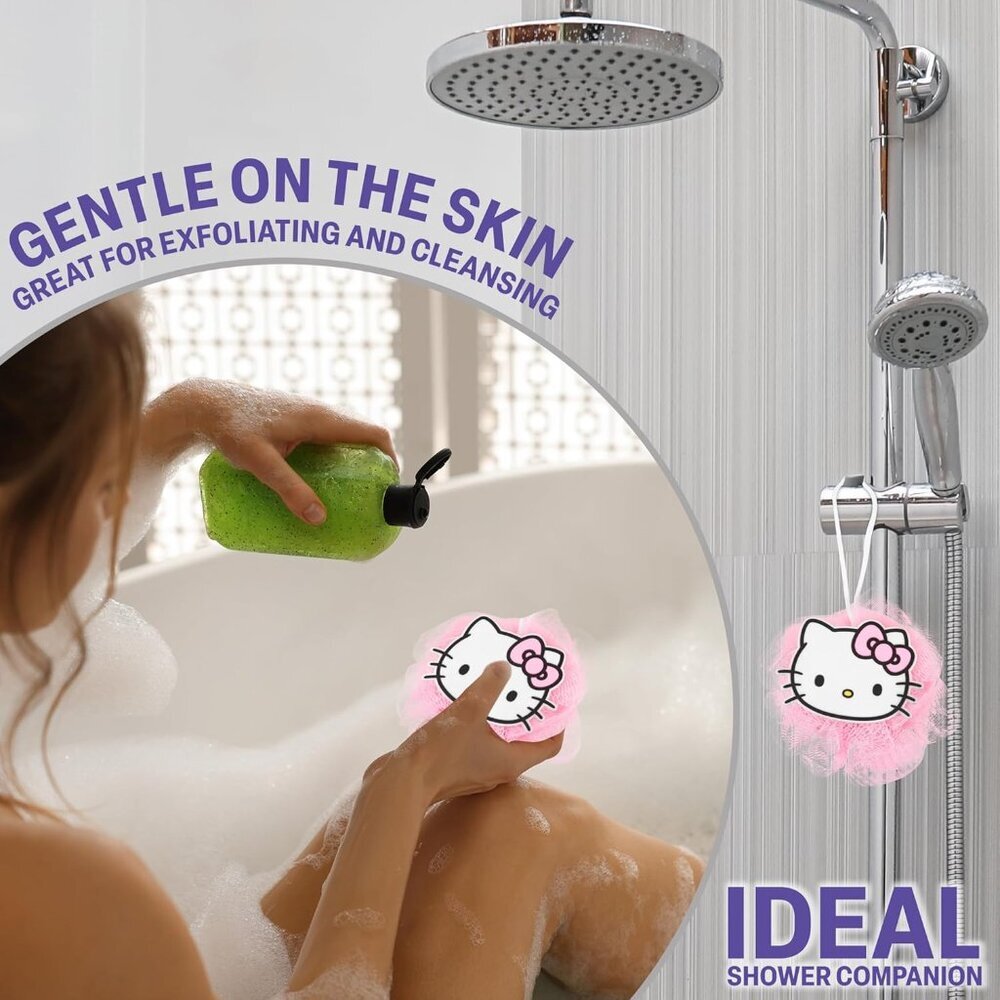 Hello Kitty Shower Accessories Kit Girl Women Kids Toiletry Travel Gift - Picture 4 of 6